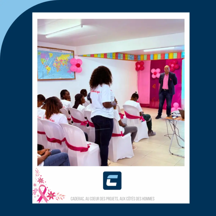 Conférence sur la sensibilisation au cancer du sein.
