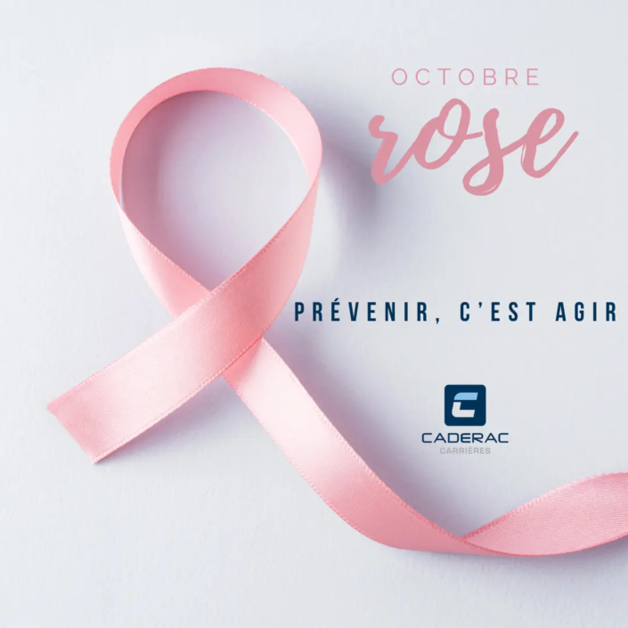 Ruban rose Octobre Rose prévention cancer