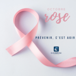 Ruban rose pour sensibilisation au cancer du sein.